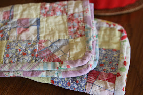 Antique doll quilts