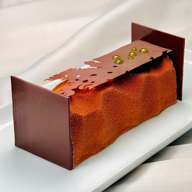 recette bûche déshabillez moi chocolat citron frédéric bau valrhona gourmandise raisonnée