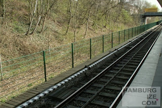 Radschnellweg für Hamburg neben der U1 in Fuhlsbüttel / Langenhorn