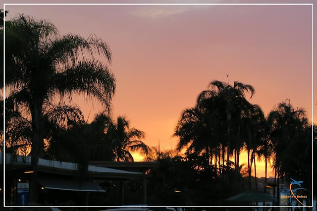 Pôr do sol no Pontão do Lago Sul, em Brasília