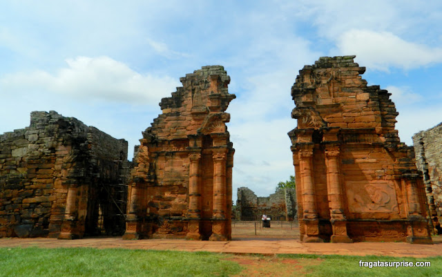 Ruínas da Missão Jesuítica de San Ignacio Miní, na Argentina