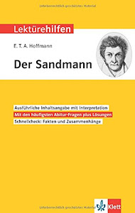 Klett Lektürehilfen E.T.A. Hoffmann, Der Sandmann: Interpretationshilfe für Oberstufe und Abitur