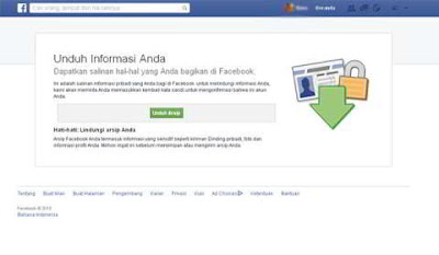 Cara Membackup Data Facebook Anda