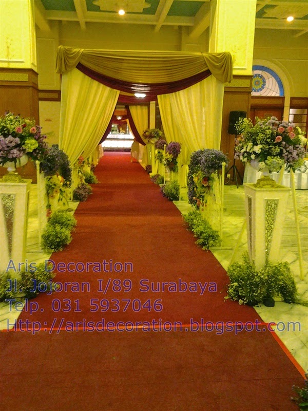 Bunga jalan pernikahan 2014  Galery Aris Decoration
