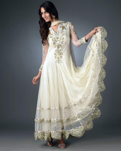 Anarkali-Frock-with-Churidar-Pajama