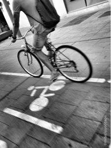 Carril Bici Calle Blanquerna