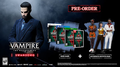 Vampire The Masquerade Swansong Pre Order