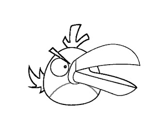 #2 Angry Birds Coloring Page
