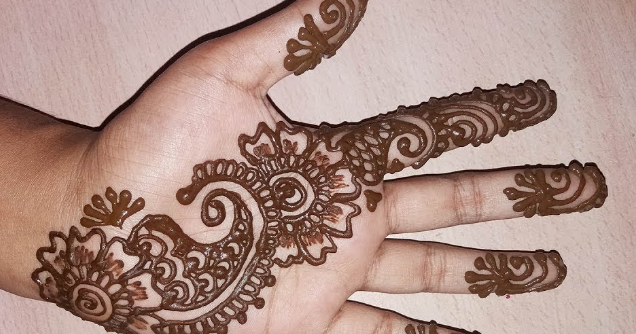 55 Newest Simple Henna Mehndi Designs Front