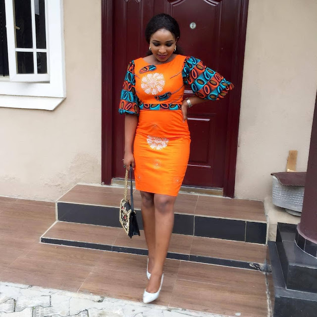 latest ankara plain designs of 2018, beautiful ankara pattern designs of 2018, best ankara patten and plain designs for ladies, plain ankara gown designs, plain ankara peplum top desigs and patterns