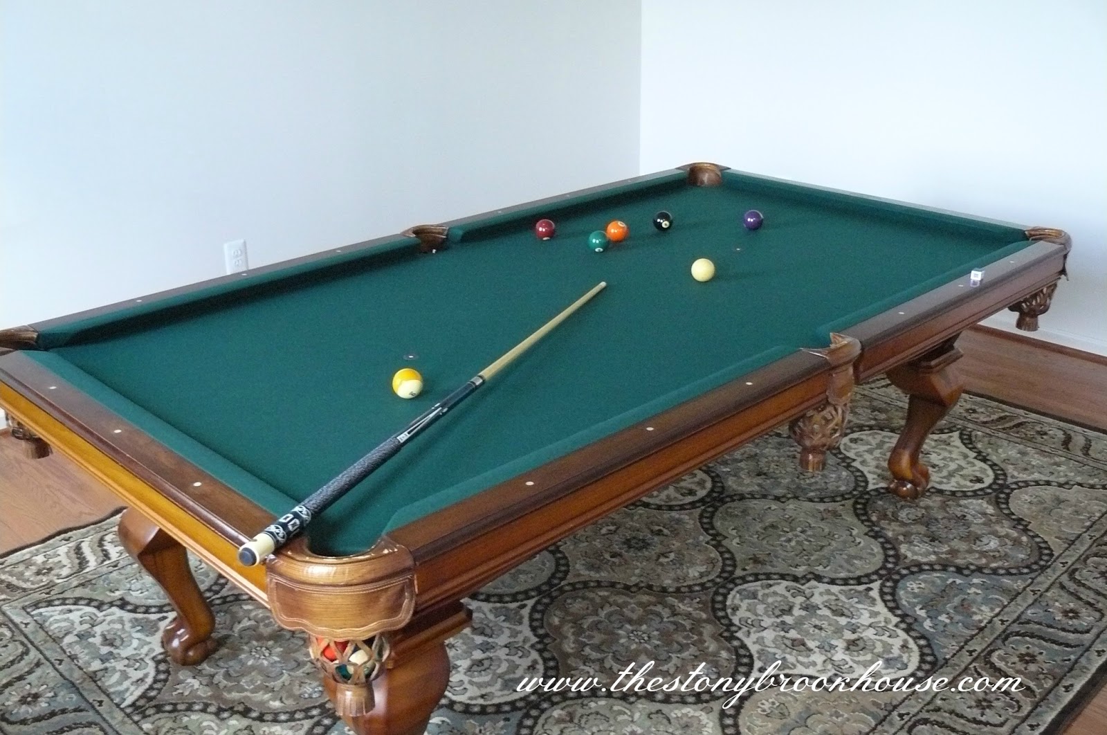 The Stonybrook House: Pool Table is IN!