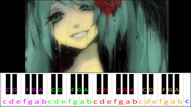Can't I even Dream? by Miku Piano / Keyboard Easy Letter Notes for Beginners