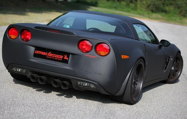 Corvette Z06 Romeo Ferraris supercharger black matte
