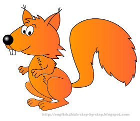 cute cartoon squirrel clip art