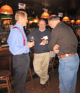 author Steven Hales (l) and fellow philosophers