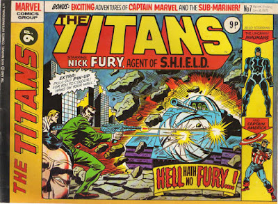 Marvel UK, The Titans #7, Nick Fury and SHIELD