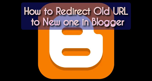 How to set a custom redirect in blogger
