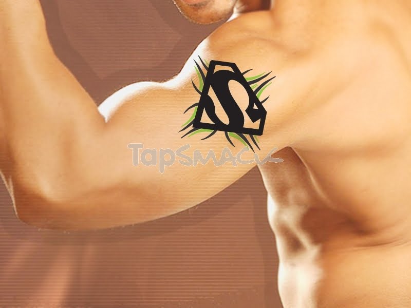 superman tattoo on shoulder tattoo for the best tattoo for men