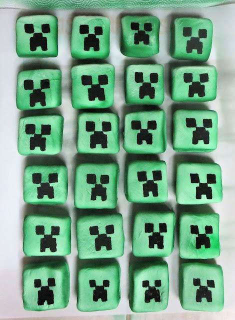 Minecraft Creeper Marshmallows