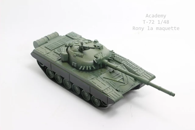 Montage d'un char T-72 d'Academy au 1/48.