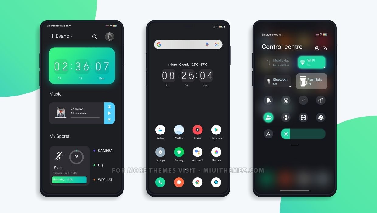 Black UI MIUI Theme