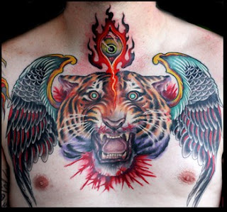 tiger tattoo color