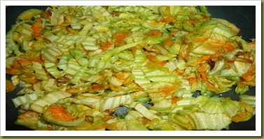 Frittata con i fiori di zucca (3)