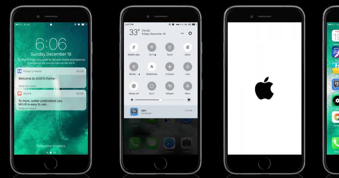 Ingin Punya Tampilan 100% Identik iOS iPhone di Smartphone 