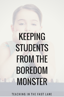 Are you losing your students to the boredom monster? Try these actionable tips to win them back! 