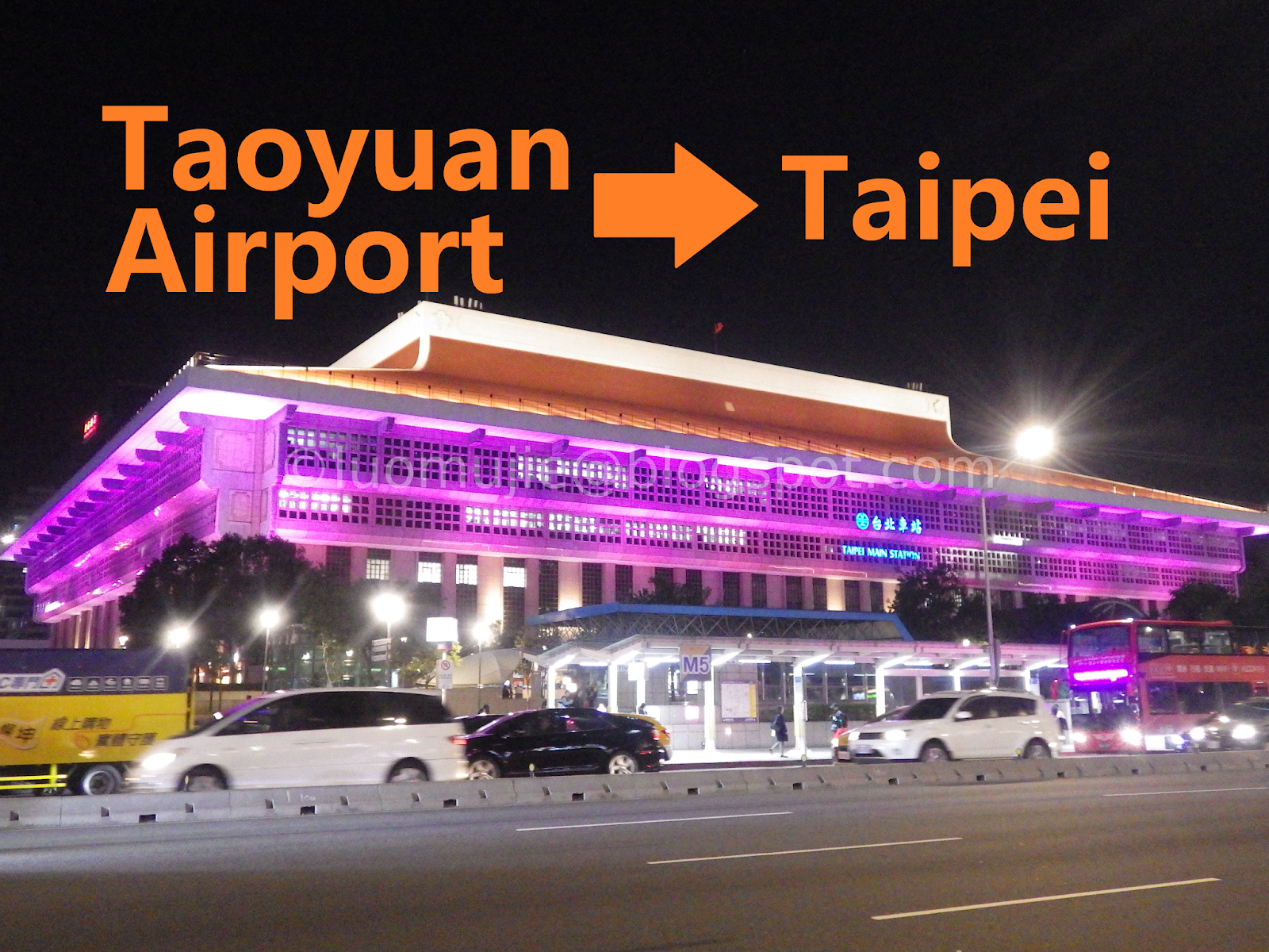Taoyuan Airport to Taipei