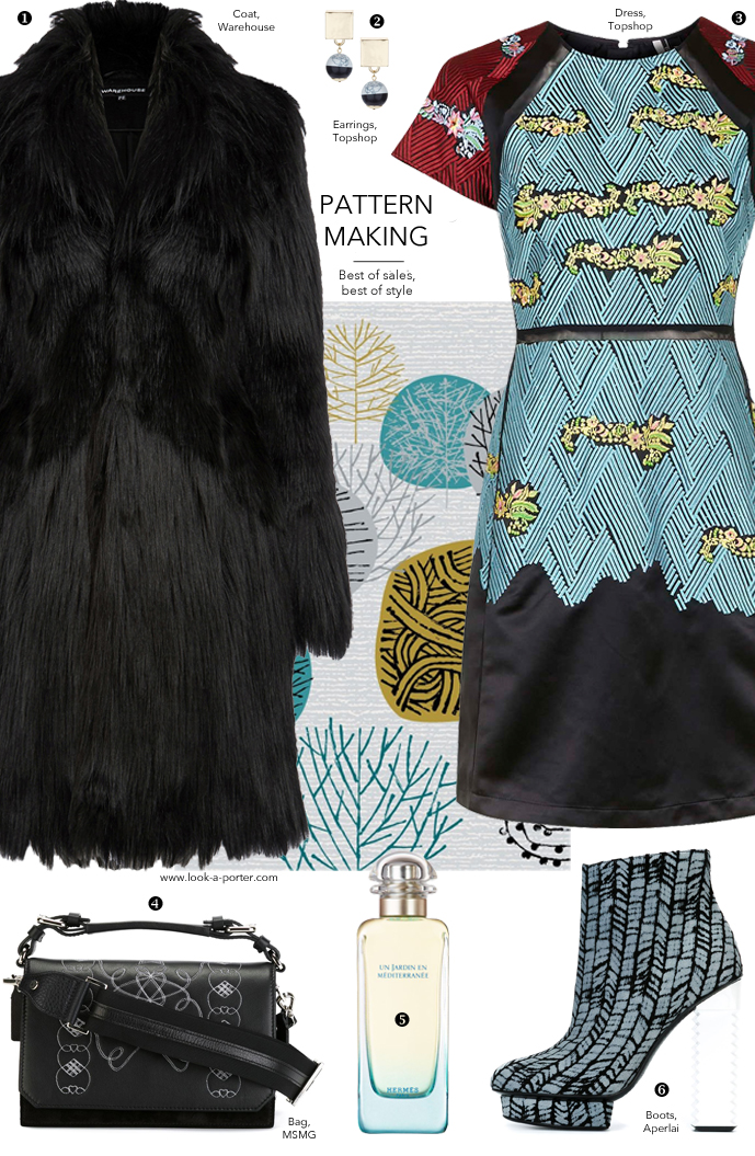 The most perfect way to add a dose of colour to the winter gloomy monochromes via www.look-a-porter.com