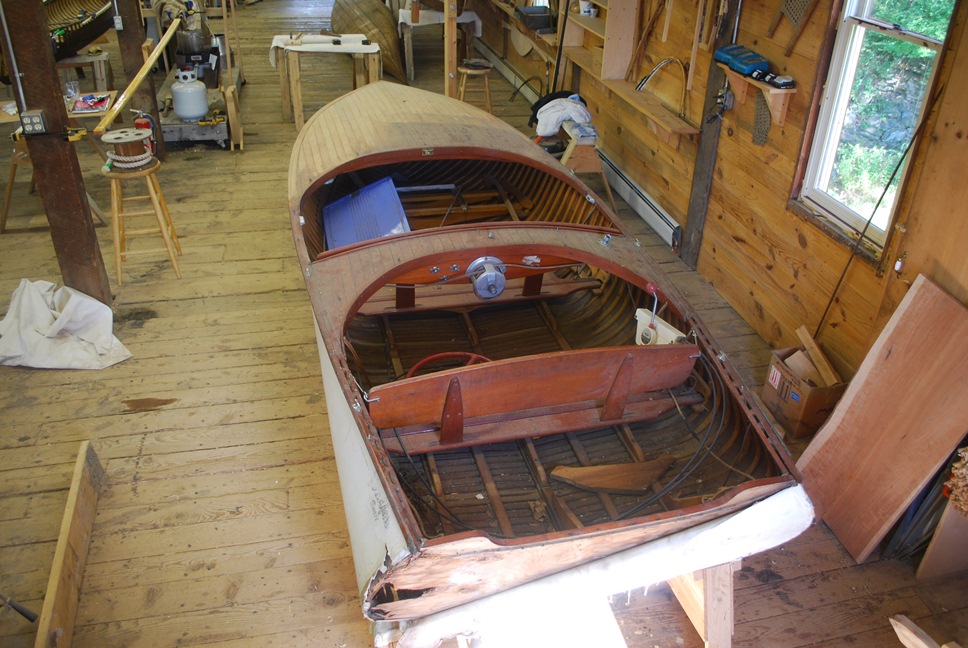 The transom suffered a little storage rot. This will require almost an 