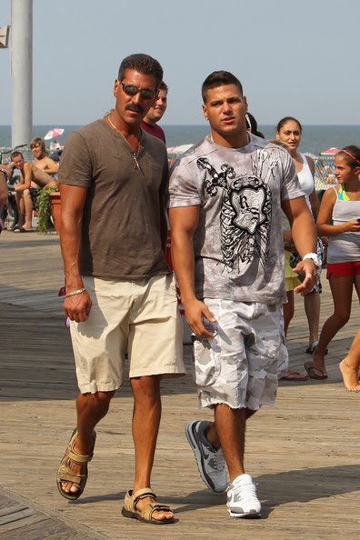 ronnie magro new tattoo. Ronnie Magro With Dad At The