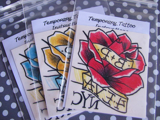 Custo Wedding Temporary Tattoos for Pat I'm so pleased with how well these