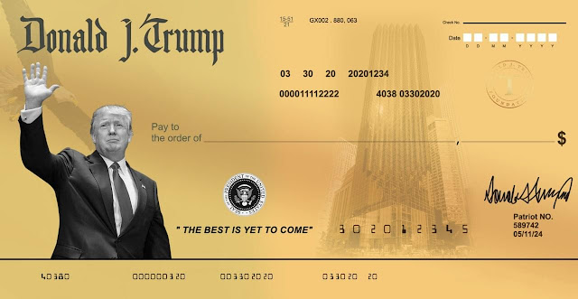 Donald J. Trump Golden Check Review 2022
