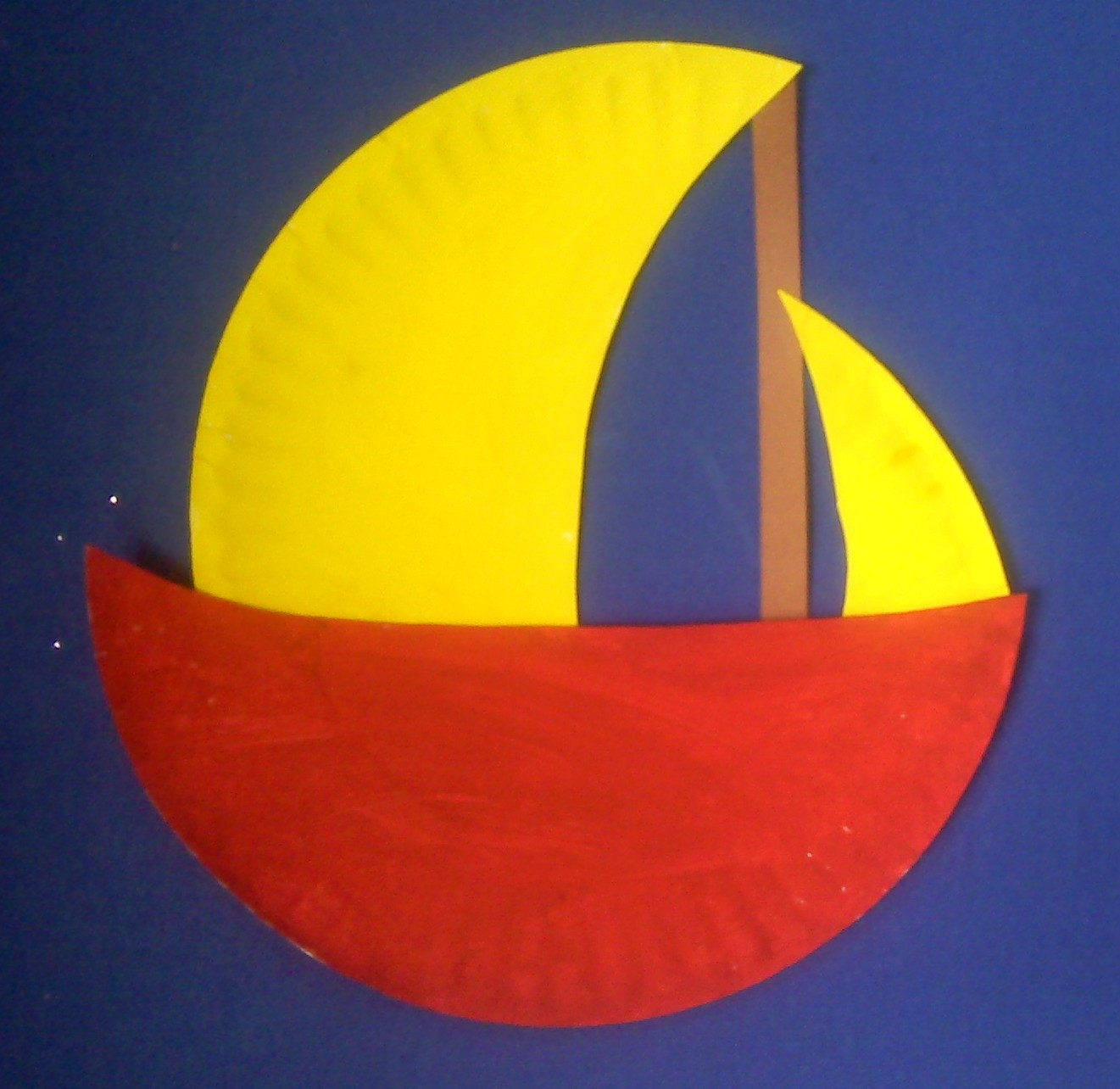  wild things are create this sailboat from a paper plate paint the boat