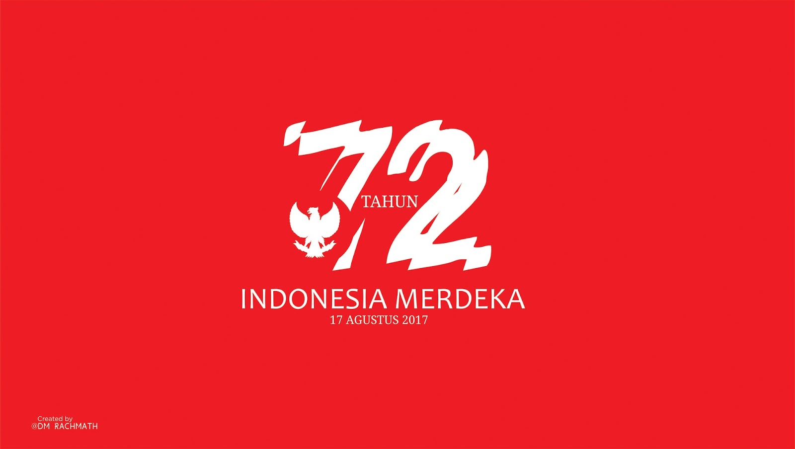 HUT RI 72 LOGO  Imahku Studio  Imahku Desain