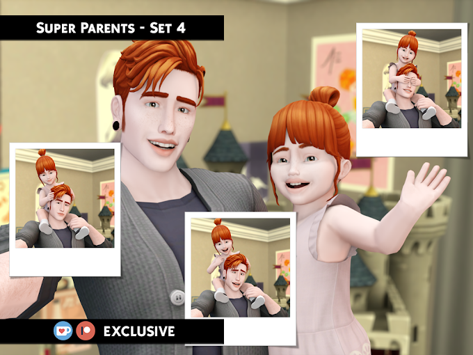 Pose Pack Super Parents - Set 4