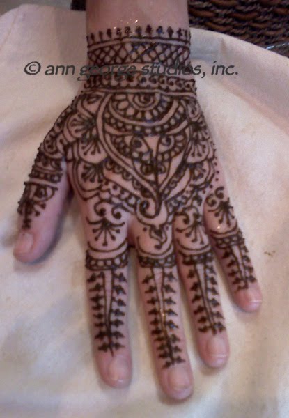 Here is another photo of henna tattoo This pattern was done at The Midnight