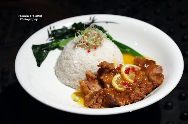 Lemon Chicken Chop With Rice & Seasonal Vegetable