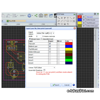 Merancang Sirkuit PCB Secara Online Gratis dengan EasyEDA