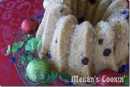 Christmas Challah Bread with Orange and Chocolate Chip