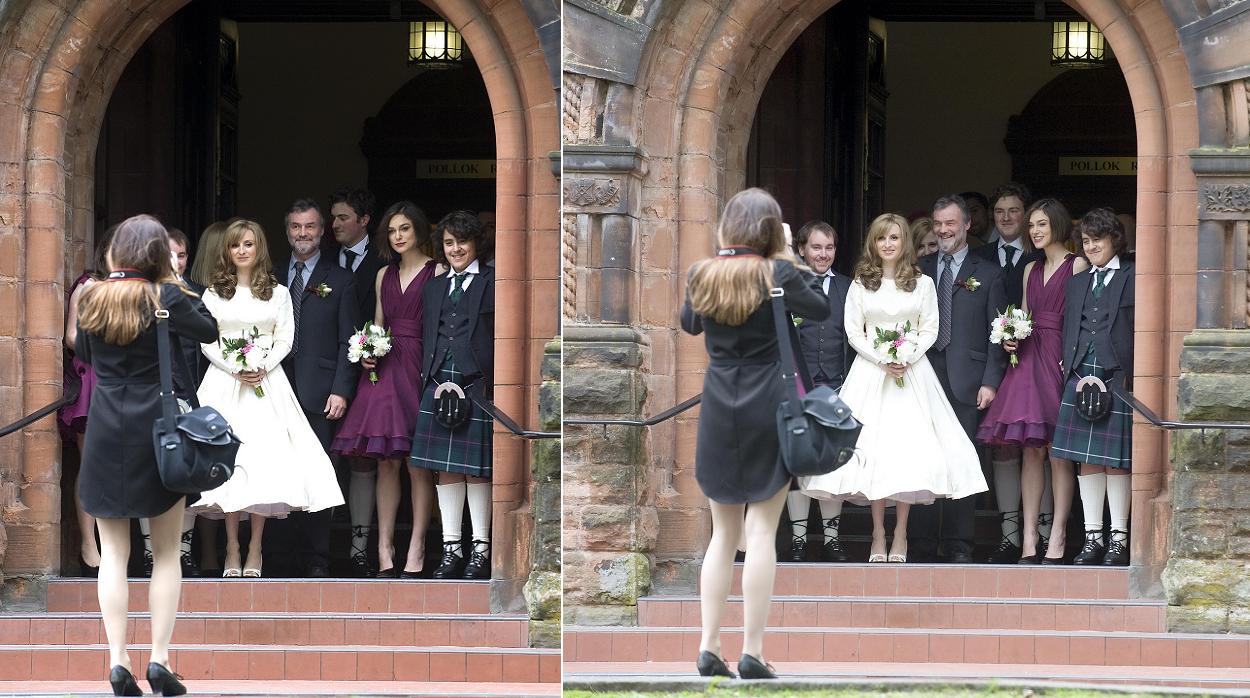 Keira Knightley is a Bridesmaid at Brothers Wedding