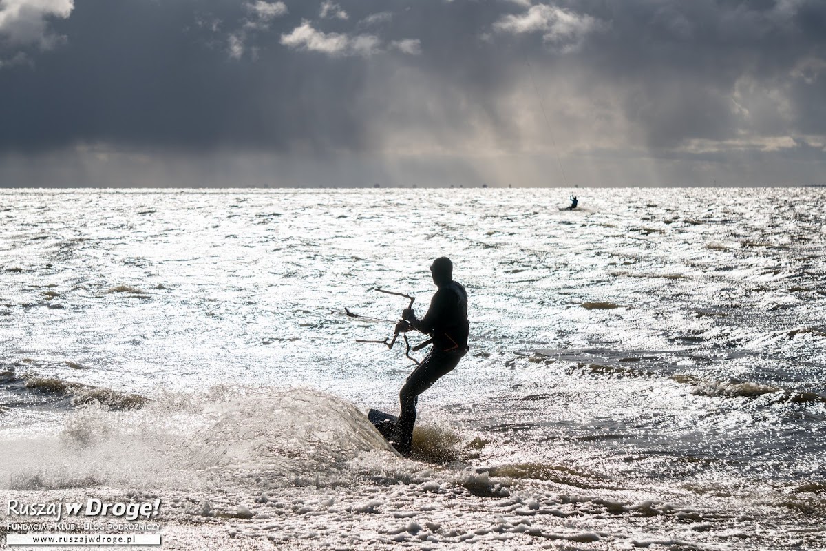 Zalew Wiślany kitesurfing idealne warunki
