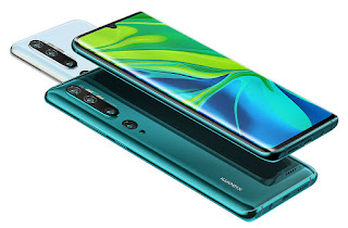 Xiaomi Mi Note 10 design look