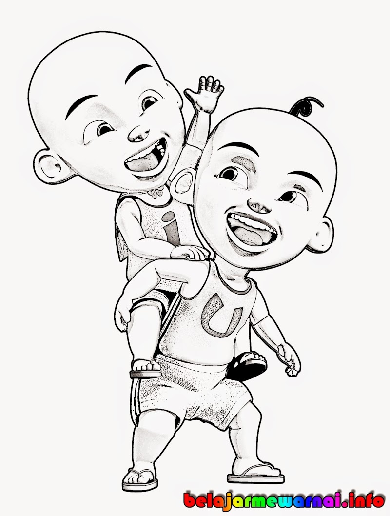 22+ Penting Gambar Lukisan Upin Ipin