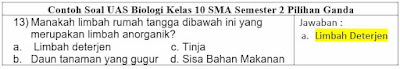 40 Contoh Soal UAS Biologi Kelas 10 SMA Semester 2 Pilihan Ganda