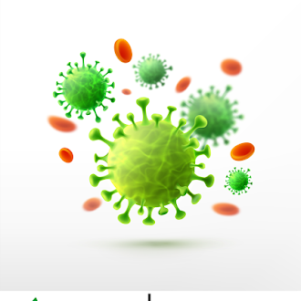 Covid 19 - virus corona  file thiết kế