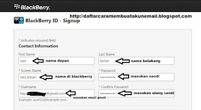 Membuat Blackberry ID Dengan Mudah