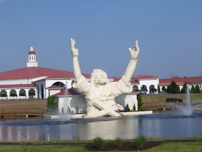 Touchdown Jesus, before